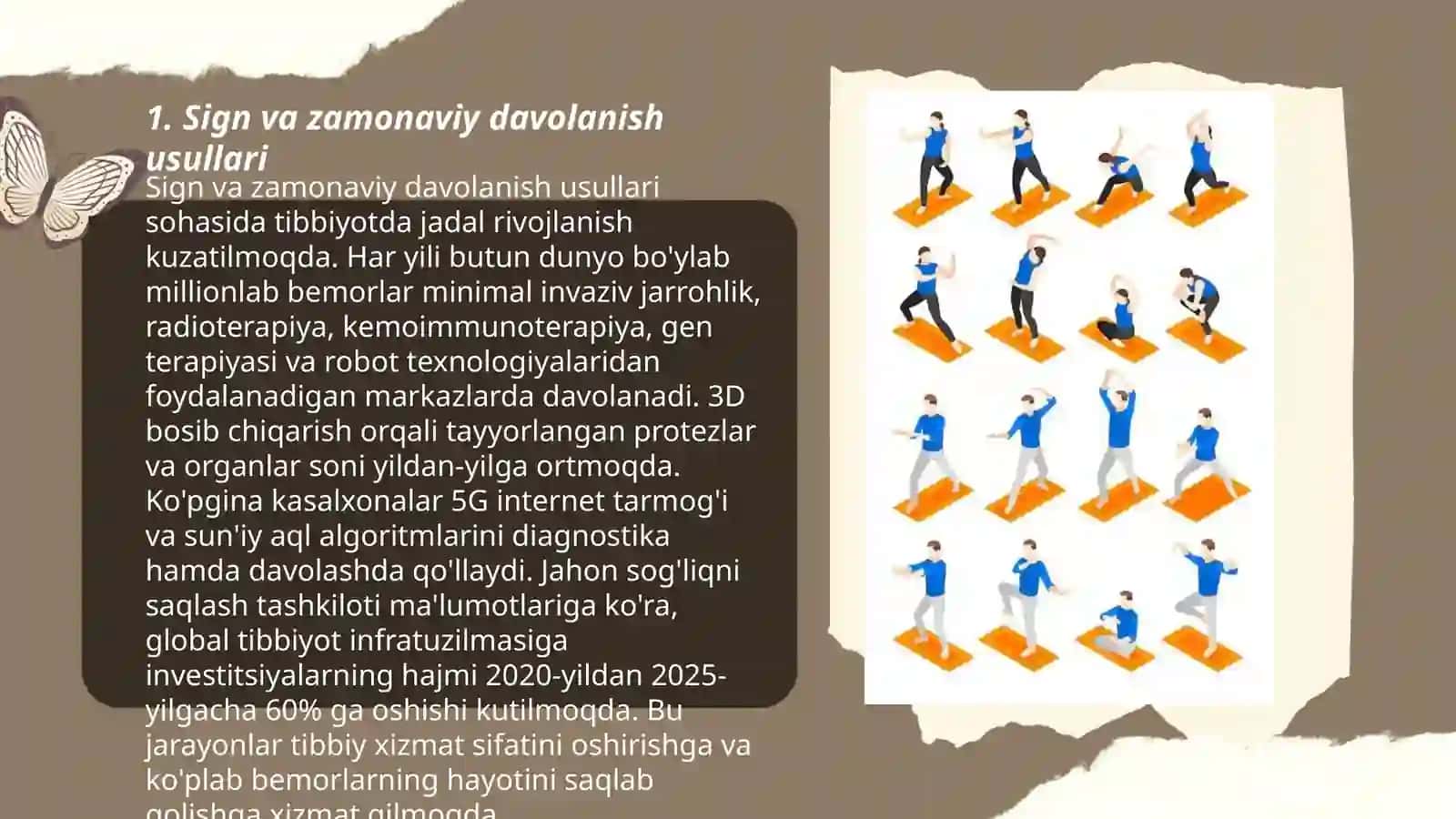 Sign va zamonaviy davolanish va gimnastika usullar bilan davolash 3