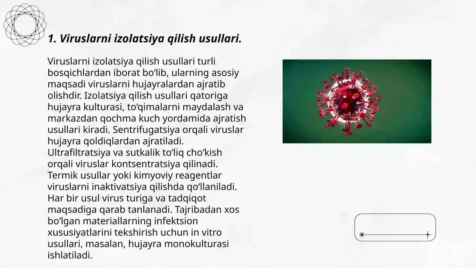 Viruslarni izolatsiya qilish usullari 3