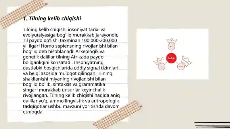 Tilning kelib chiqishi 3