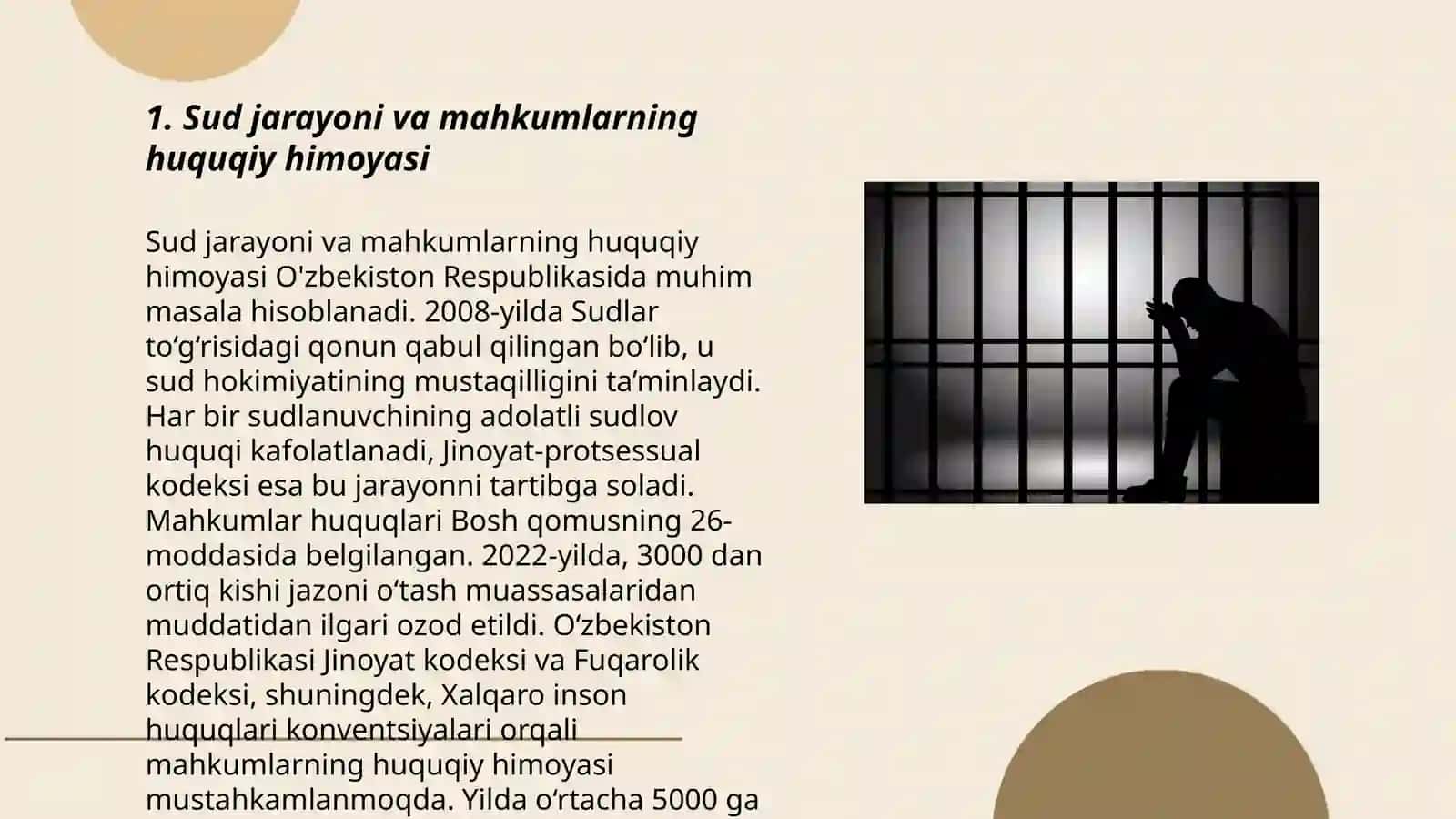 Mahkumlarning huquqiy holati 3