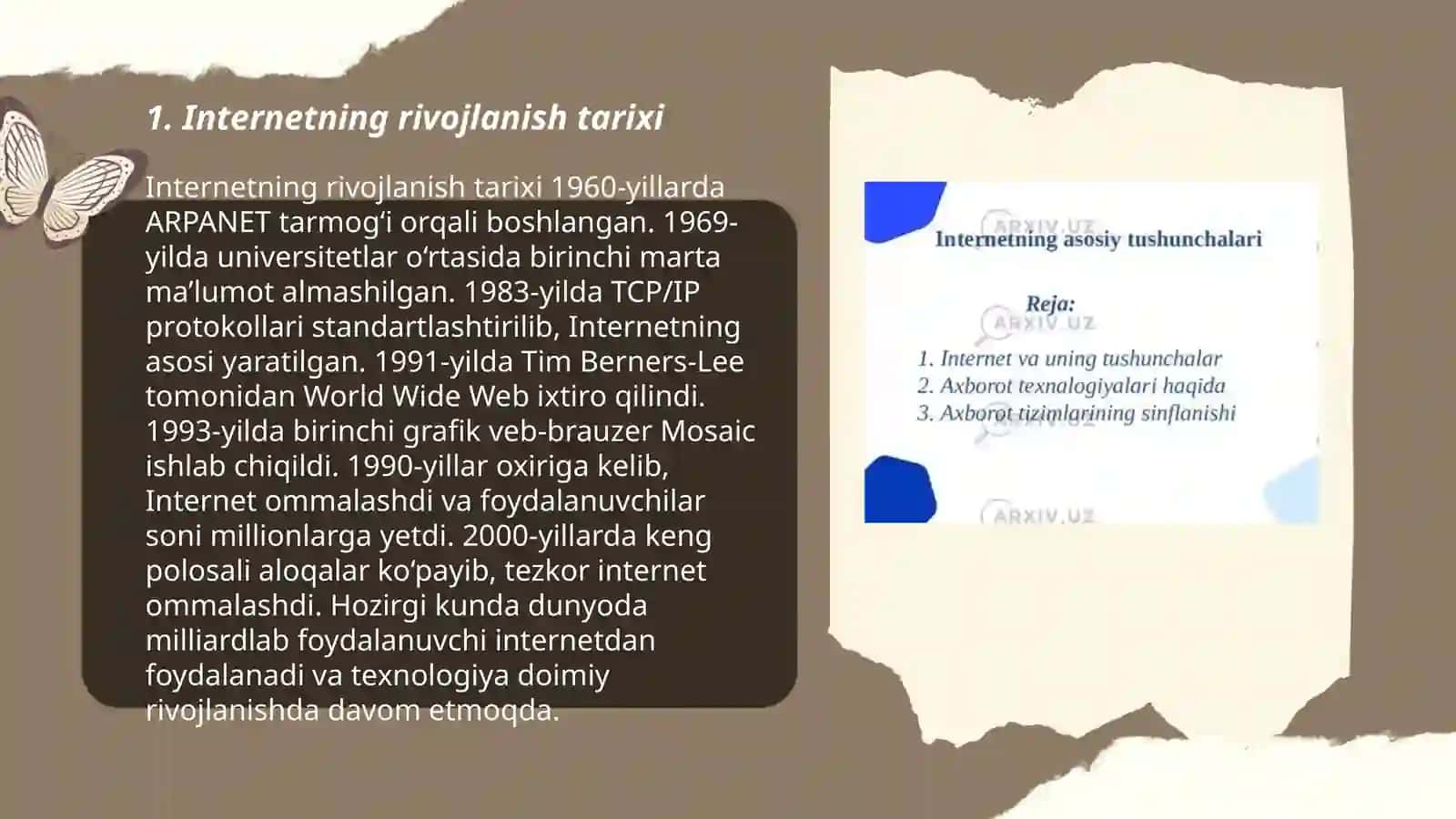 Internetning rivojlanish tarixi 3