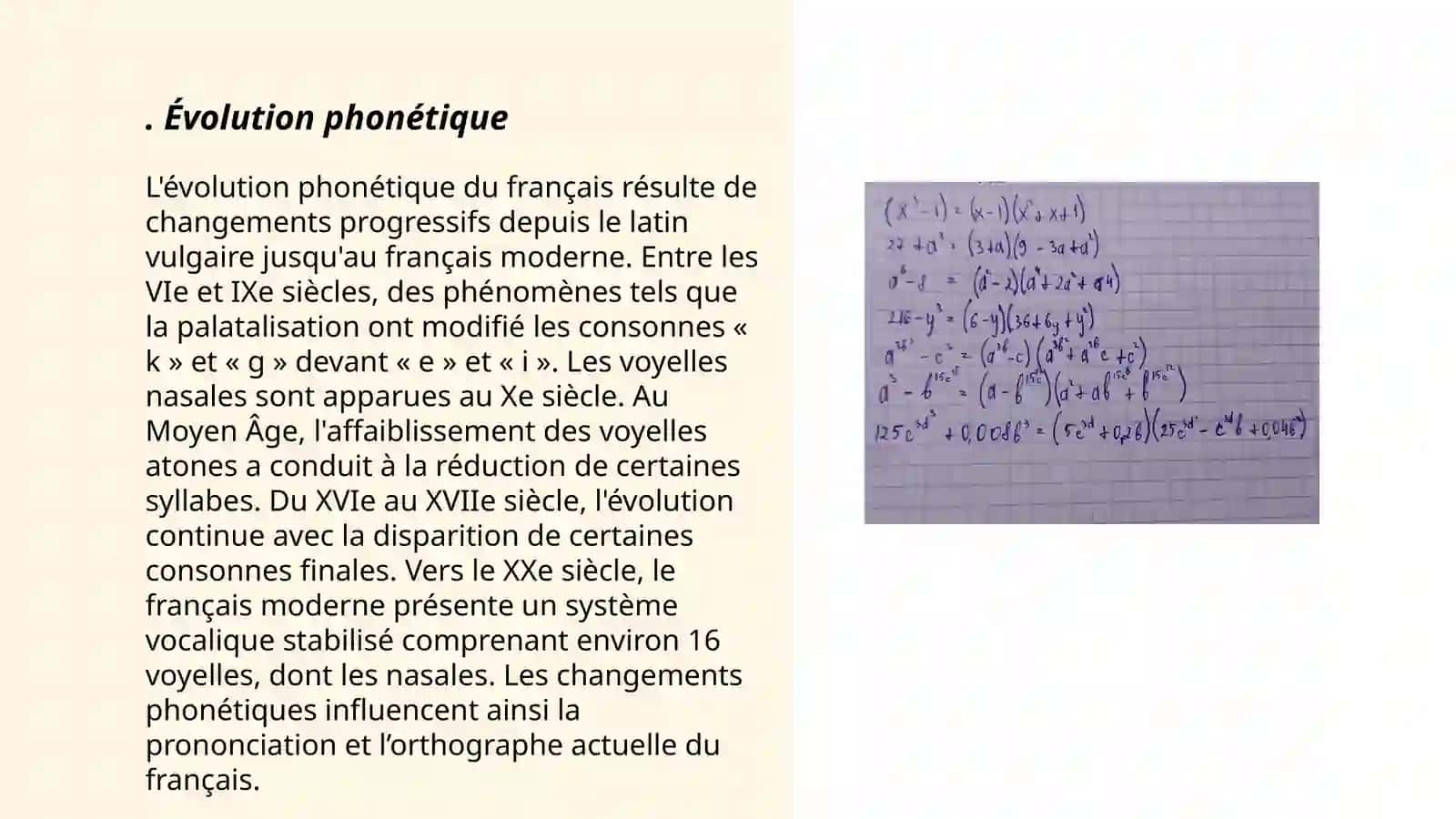LE GALLO-ROMAN: LES CHANGEMENTS GRAMMATICAUX 3