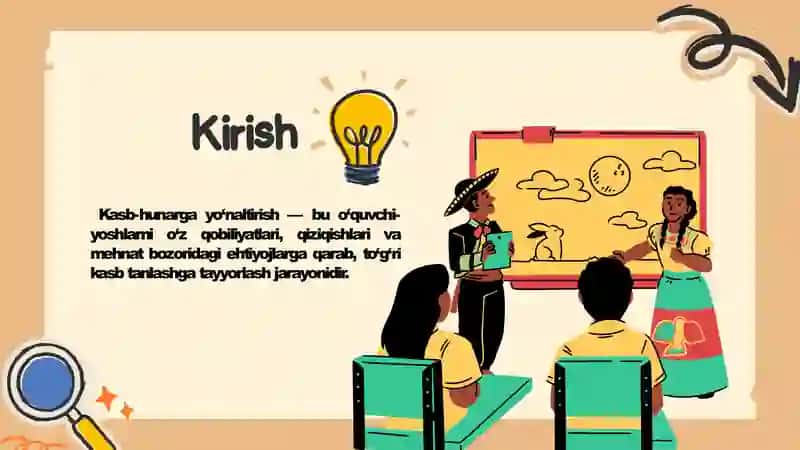 kasb hunarga yo'naltirishning tamoyillari, shakli va metodlari 3