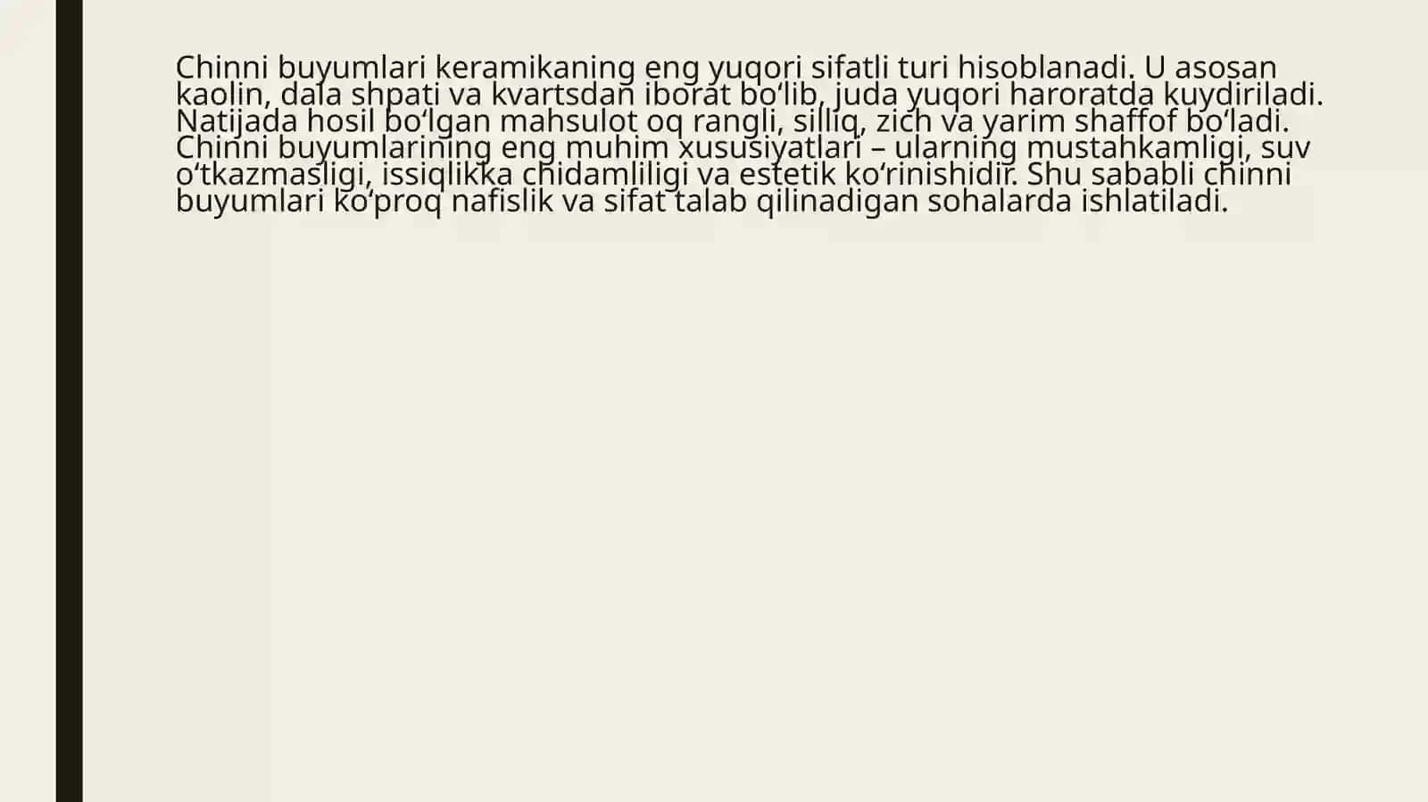 Chinni va Fayans Buyumlarining Turlari 3