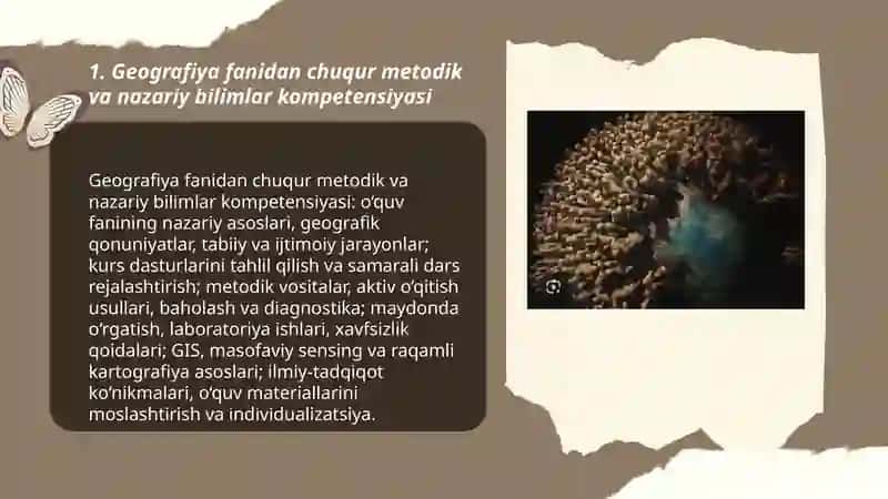 Geografiya o‘qituvchisi va uning kompetensiyasi 3
