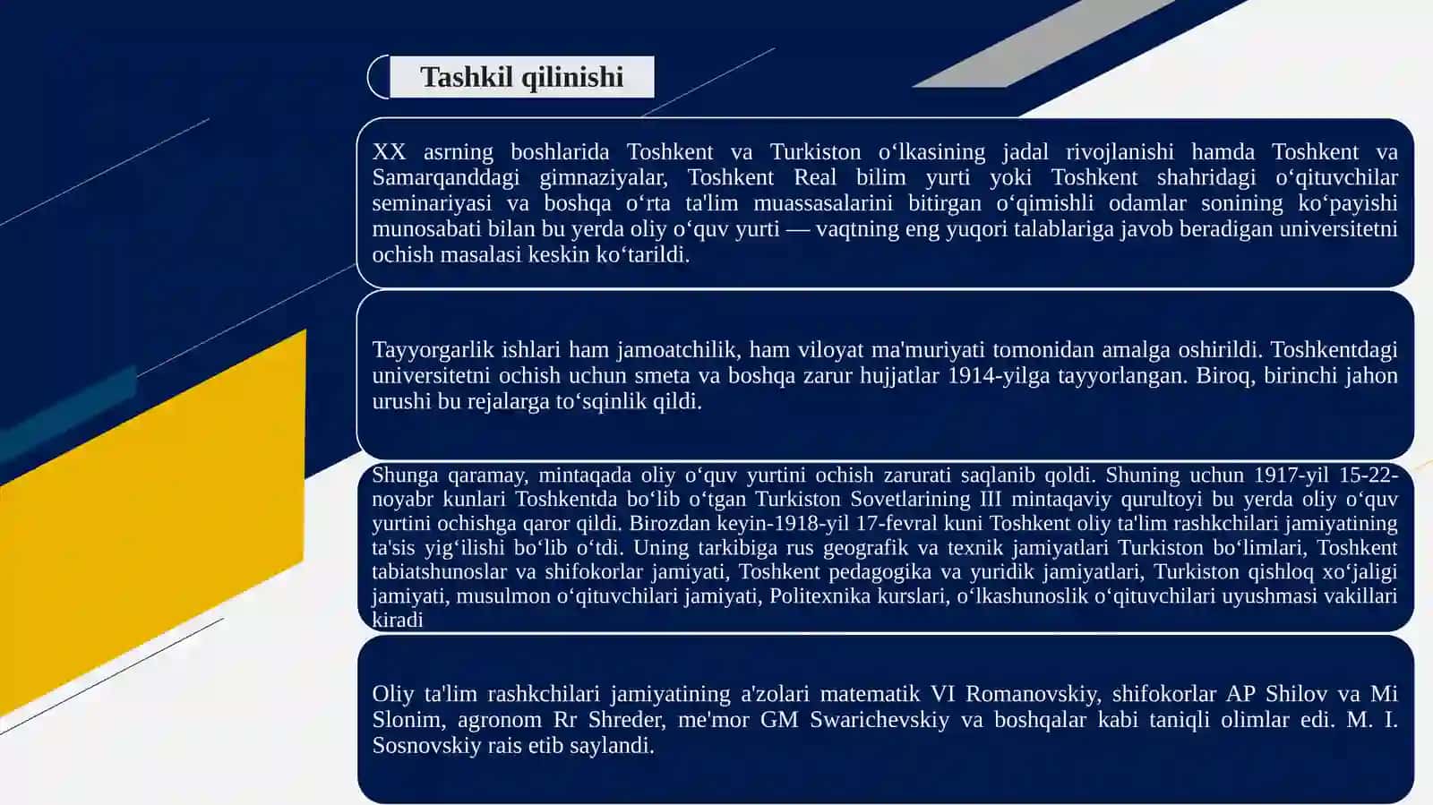 MIRZO ULUG‘BEK NOMIDAGI O‘ZBEKISTON MILLIY UNIVERSITETI 1918-2023 3