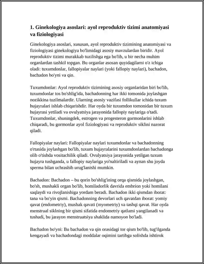 GINEKOLOGIYA BULIMI 3