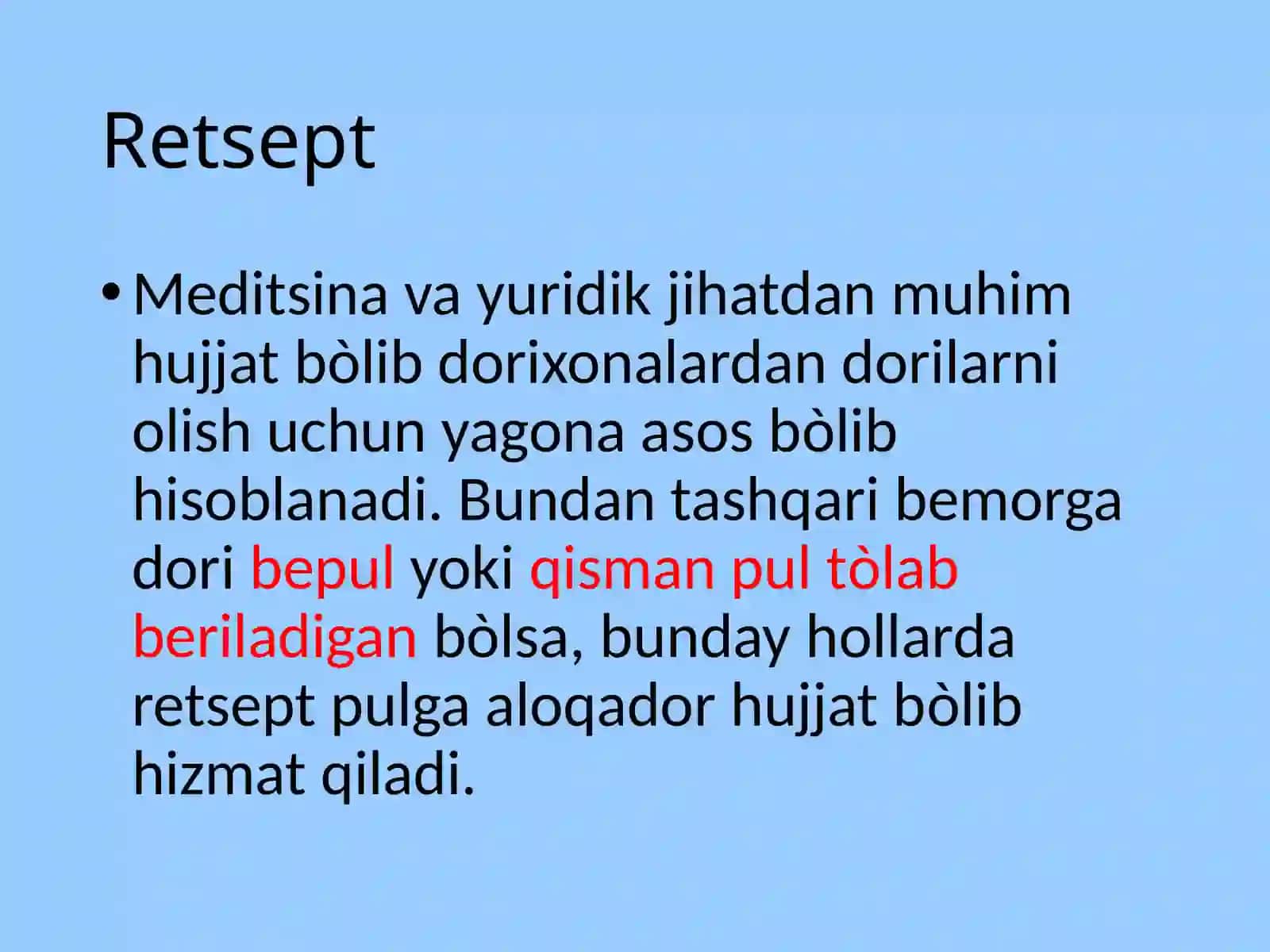 Retseptningtuzilishi,shakllarivayozishqoidalari 3