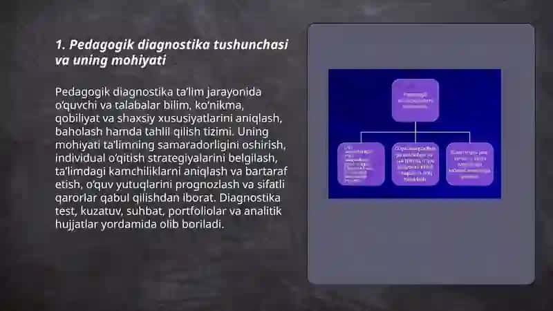 Pedagogik diagnostika tushunchasi va uning mohiyati 3