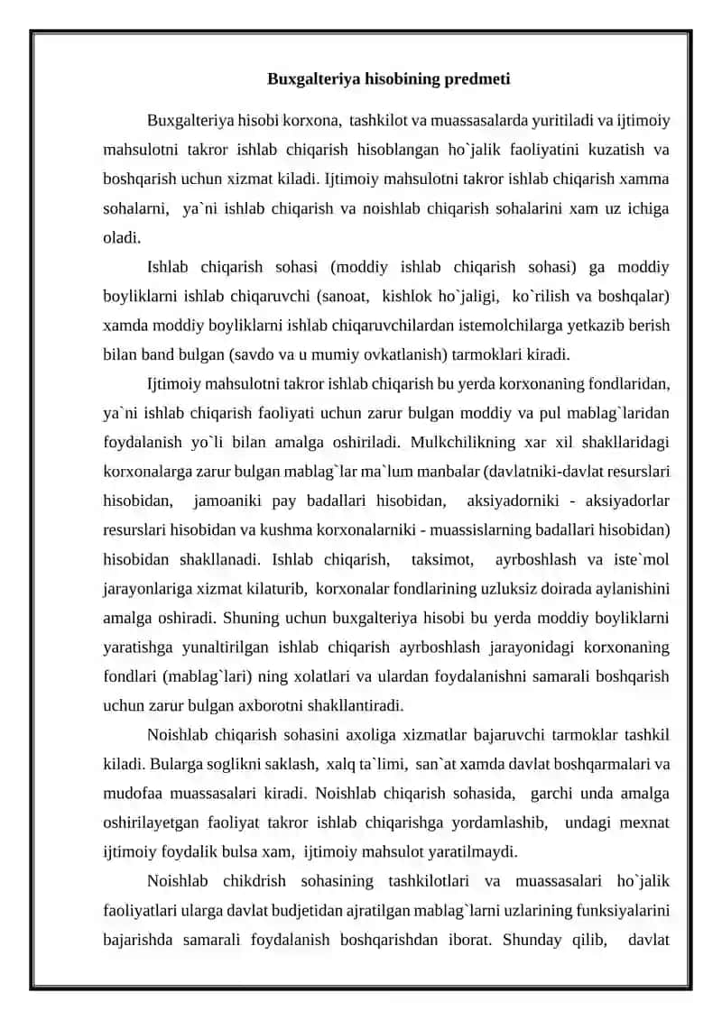 Buxgalteriya hisobining usullari 3