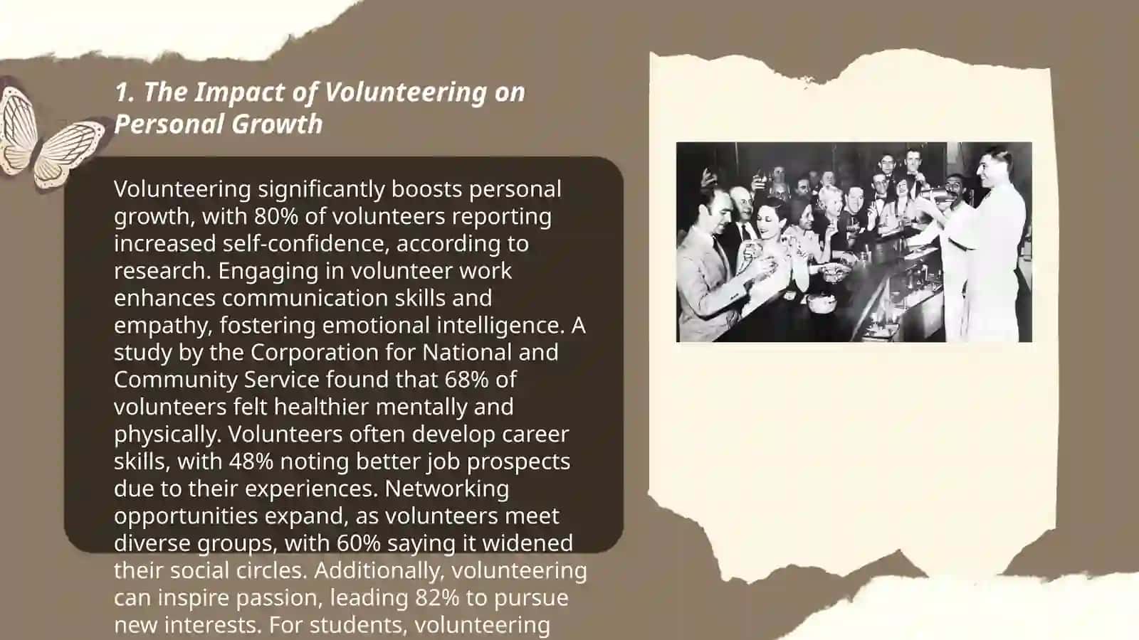 Volunteering: the personal and social benefits 3
