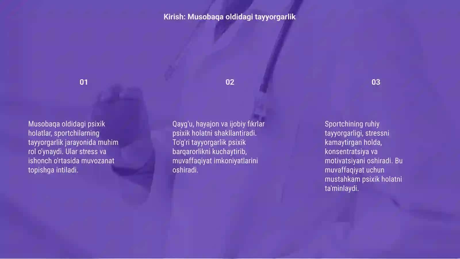 Musobaqa davridagi psixik holatlar 3