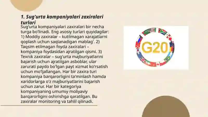 Sugurta tashkiloti zahiralari 3