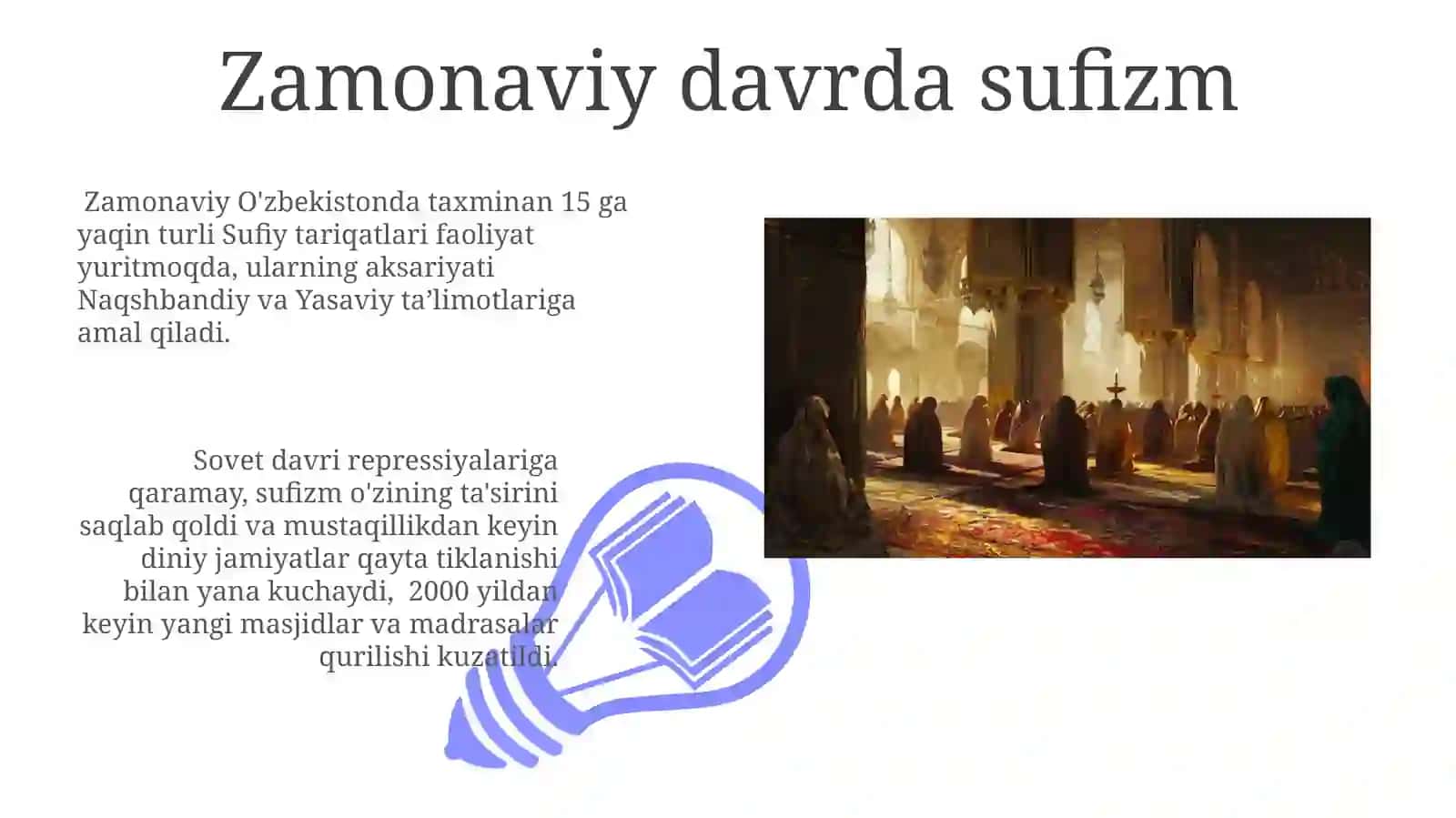 O'rta Osiyoda tasavvufning yoyilishi 3