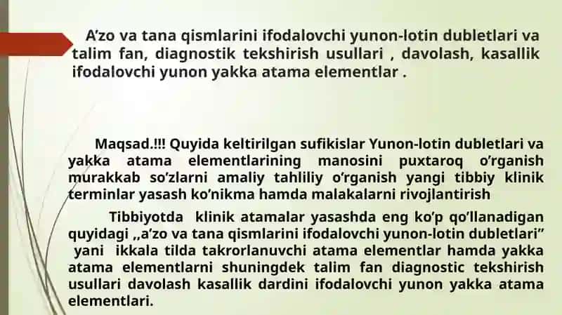 Lotin tili va tibbiy terminologiya 3
