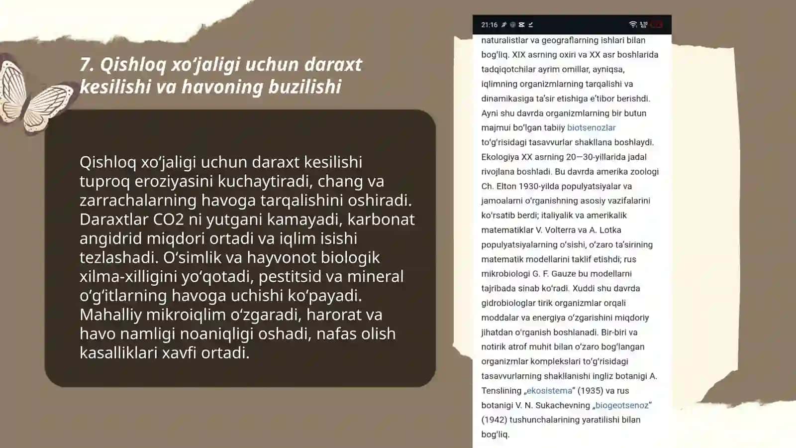 Daraxtlar kesilishi va havoni ifloslanishi 3