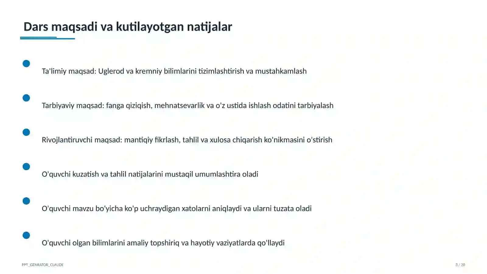 Uglerod va kremniy (9-sinf) 3