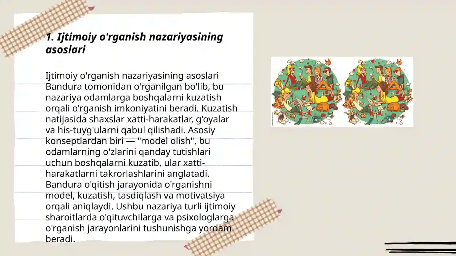 Ijtimoiy o'rganish nazariyasining asoslari 3