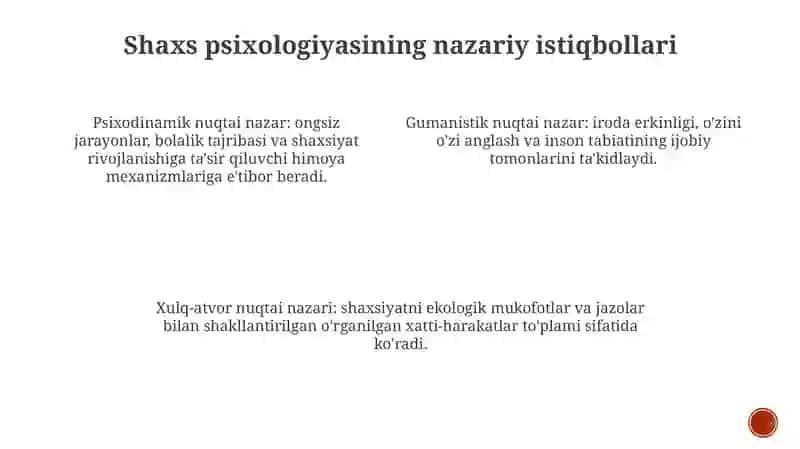 Shaxs Psixologiyasi 3
