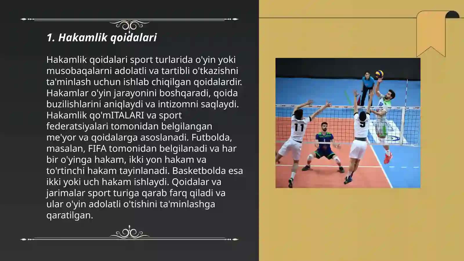 Hakamlik qoidalari 3