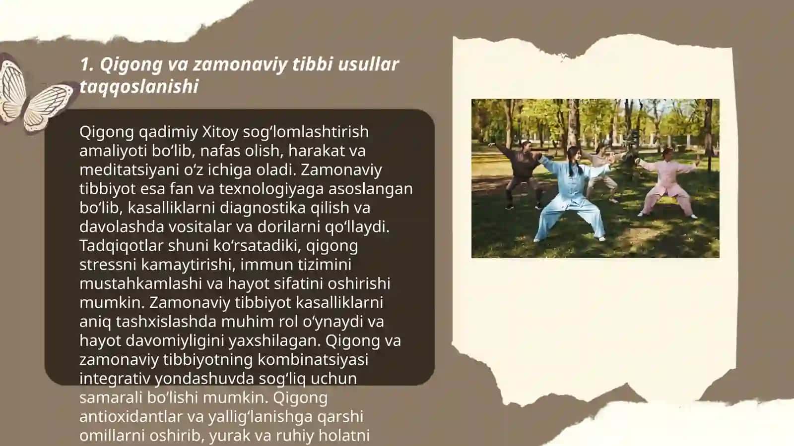 Qigong va zamonaviy davolanish va gimnastika usullar bilan davolash 3