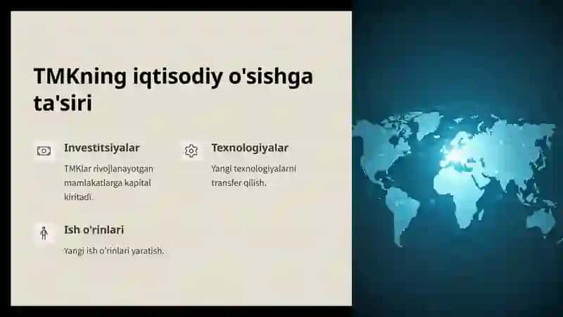 Transmilliy korporatsiyalarning jahon iqtisodiyotida o'rni 3