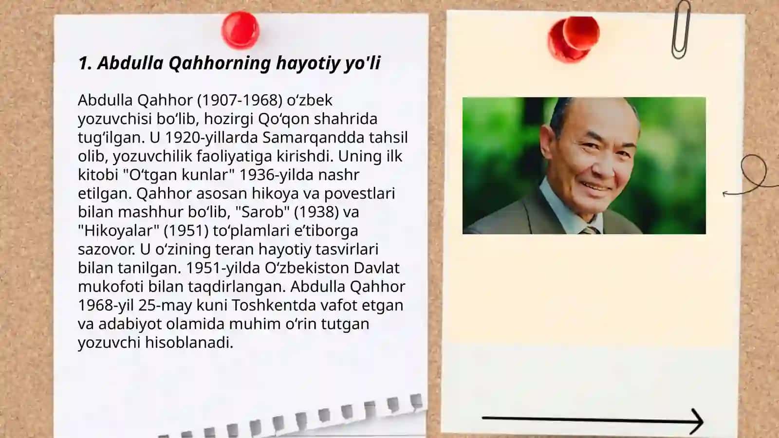 Abdulla Qahhor hayoti va ijodi 3