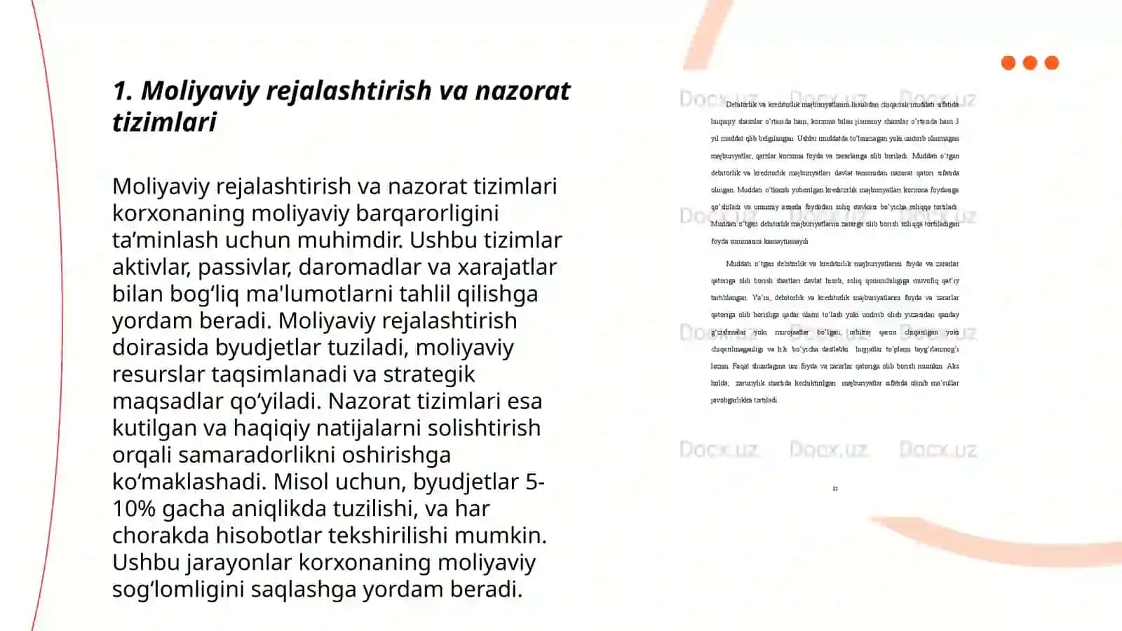 Debitorlik va kreditorlik qarzlarining yuzaga kelishini oldini olish yo’llari 3