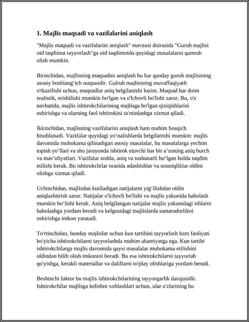 GURUH MAJLISI OID TAQDIMOT TAYYORLASH 3