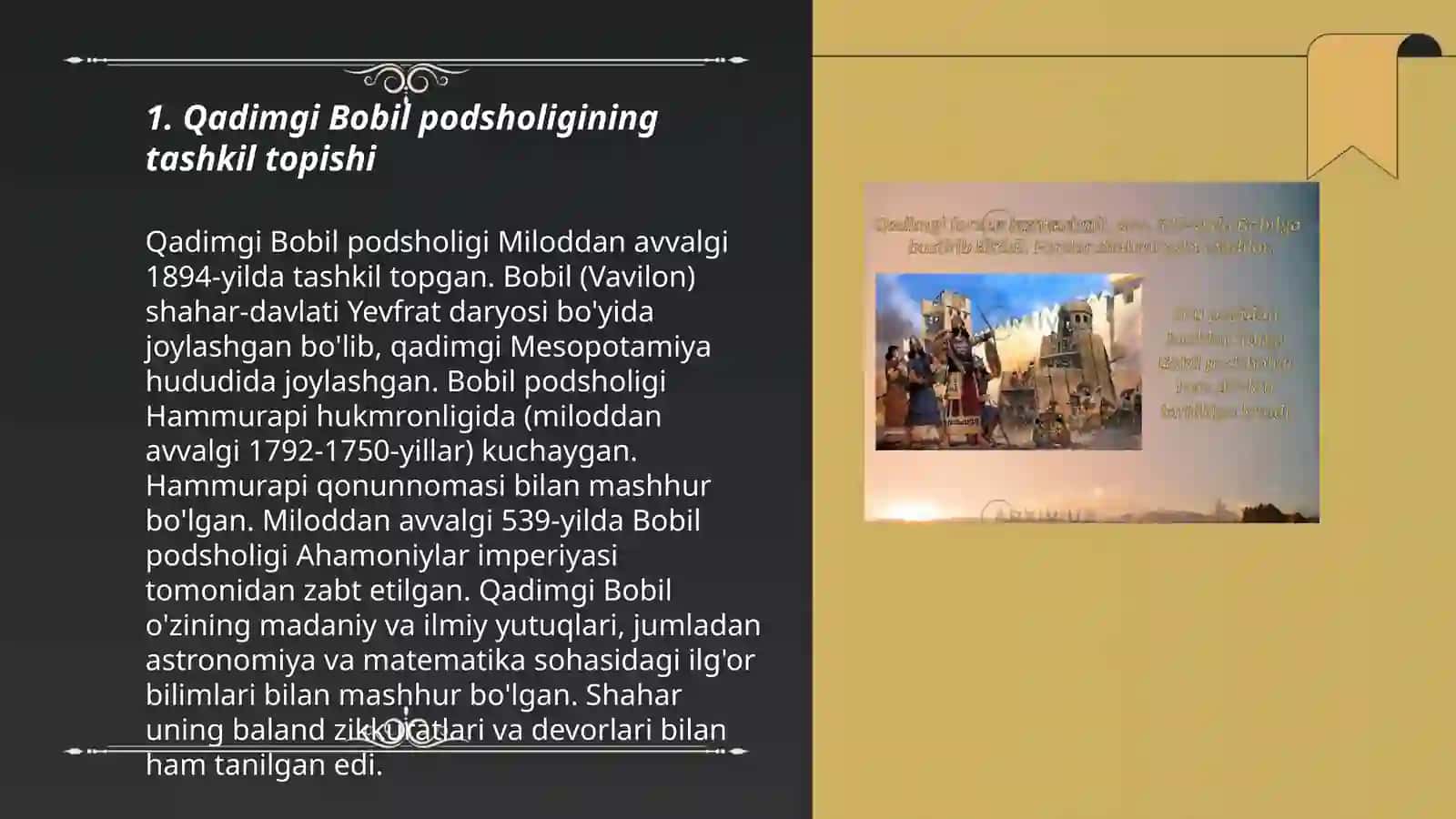 Qadimgi Bobil Podsholigi 3