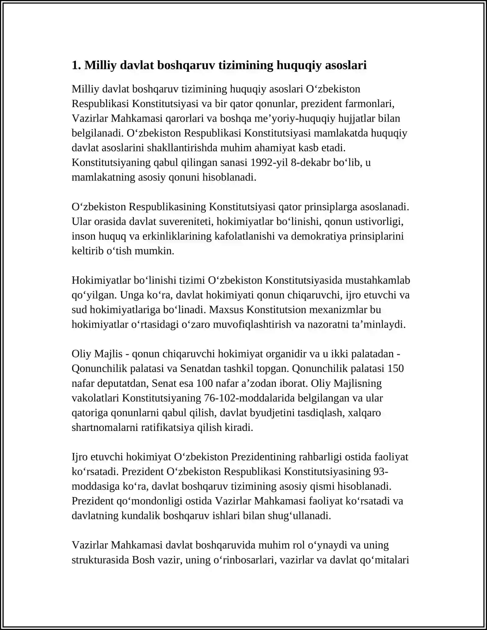 MILLIY DAVLAT BOSHQARUV TIZIMI 3