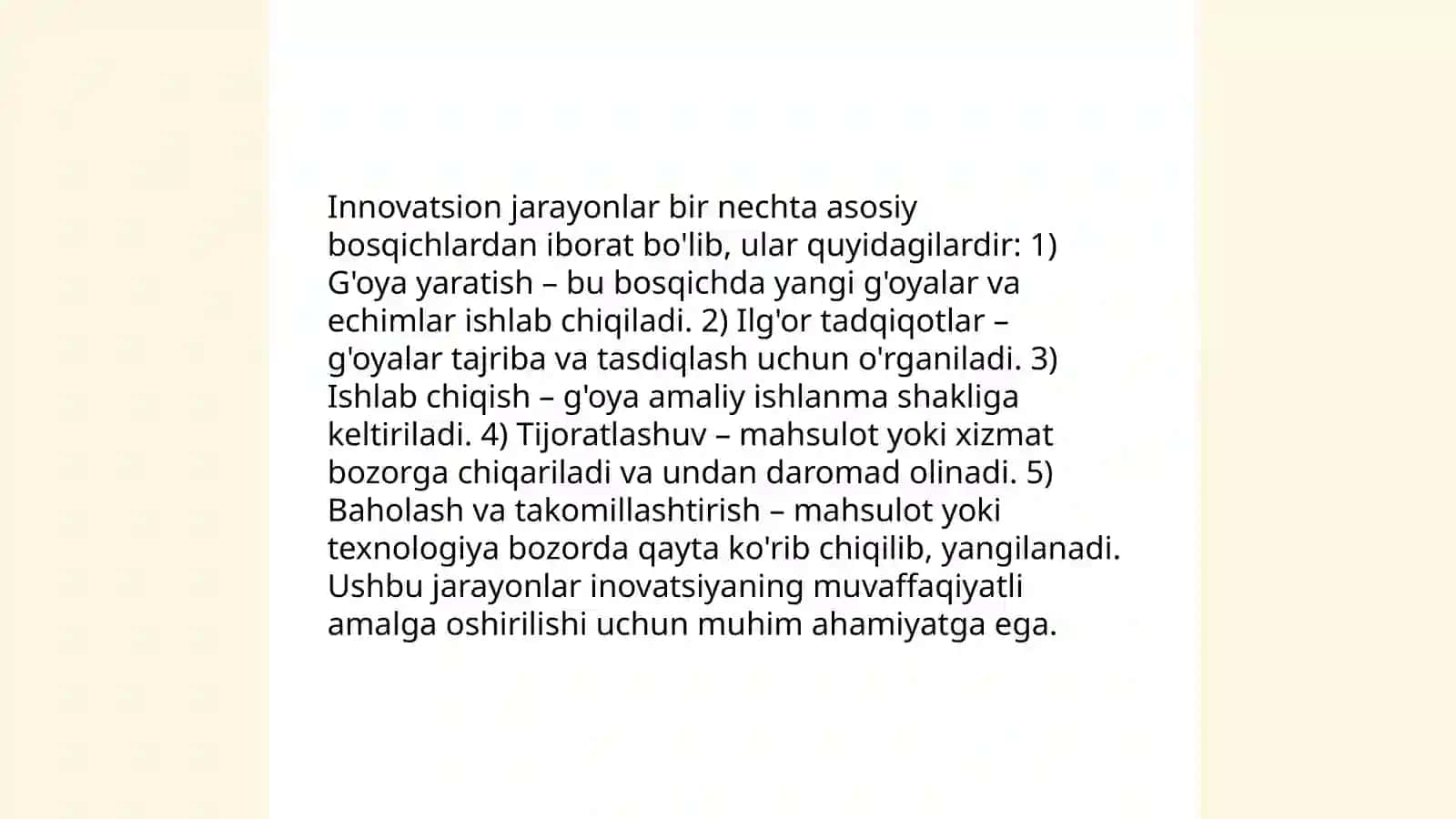Innovatsion jarayonlarning modellari 3