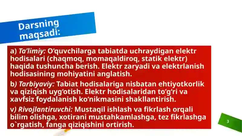 Tabiatdagi elektr hodisalar 3