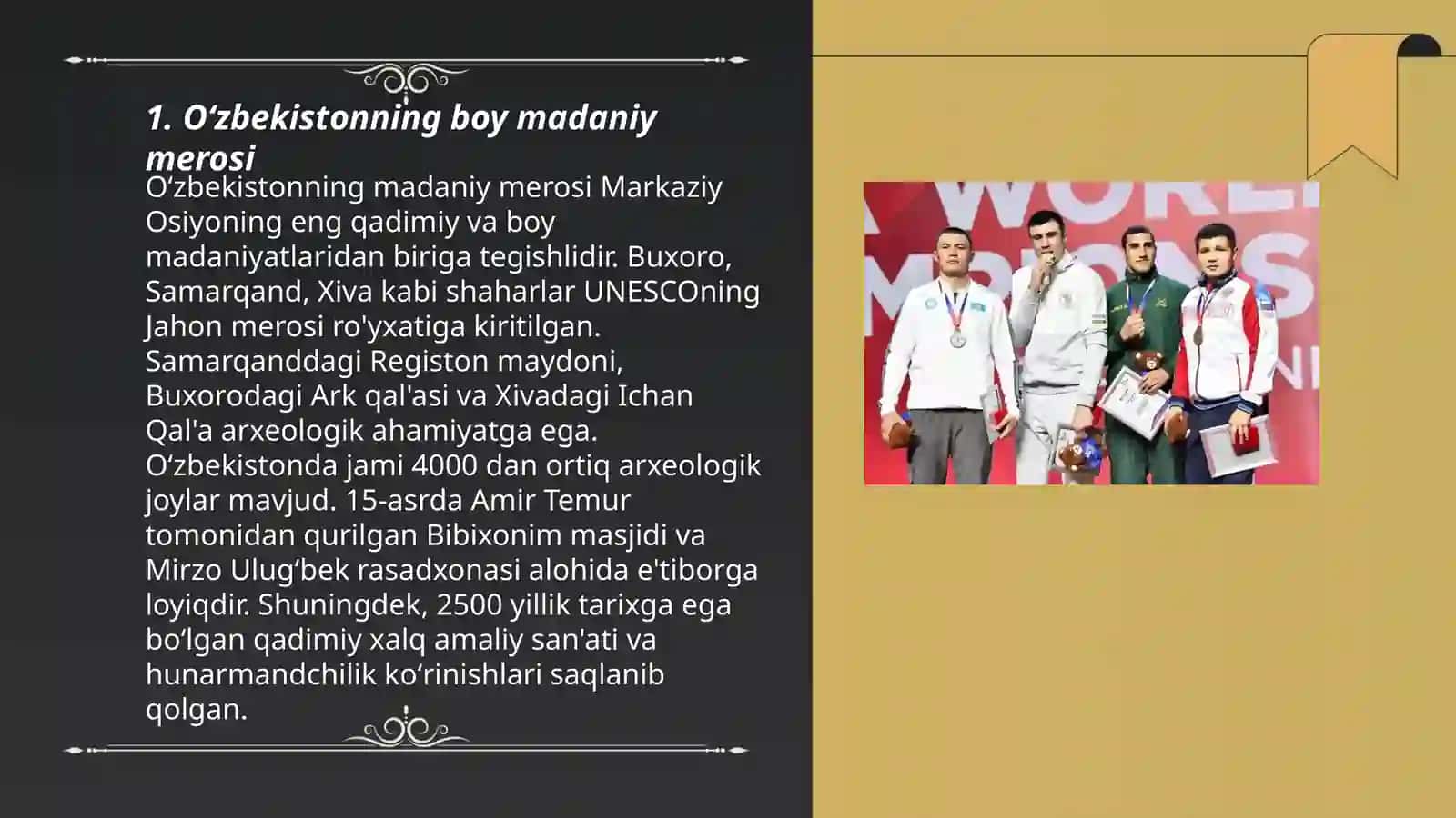 Oʻzbekistonni butun dunyo tanimoqda 3