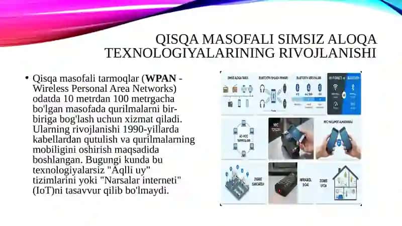 Bluetooth va qisqa masofali tarmoqlar 3
