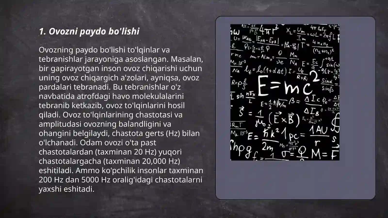 Ovozni paydo bo'lishi 3
