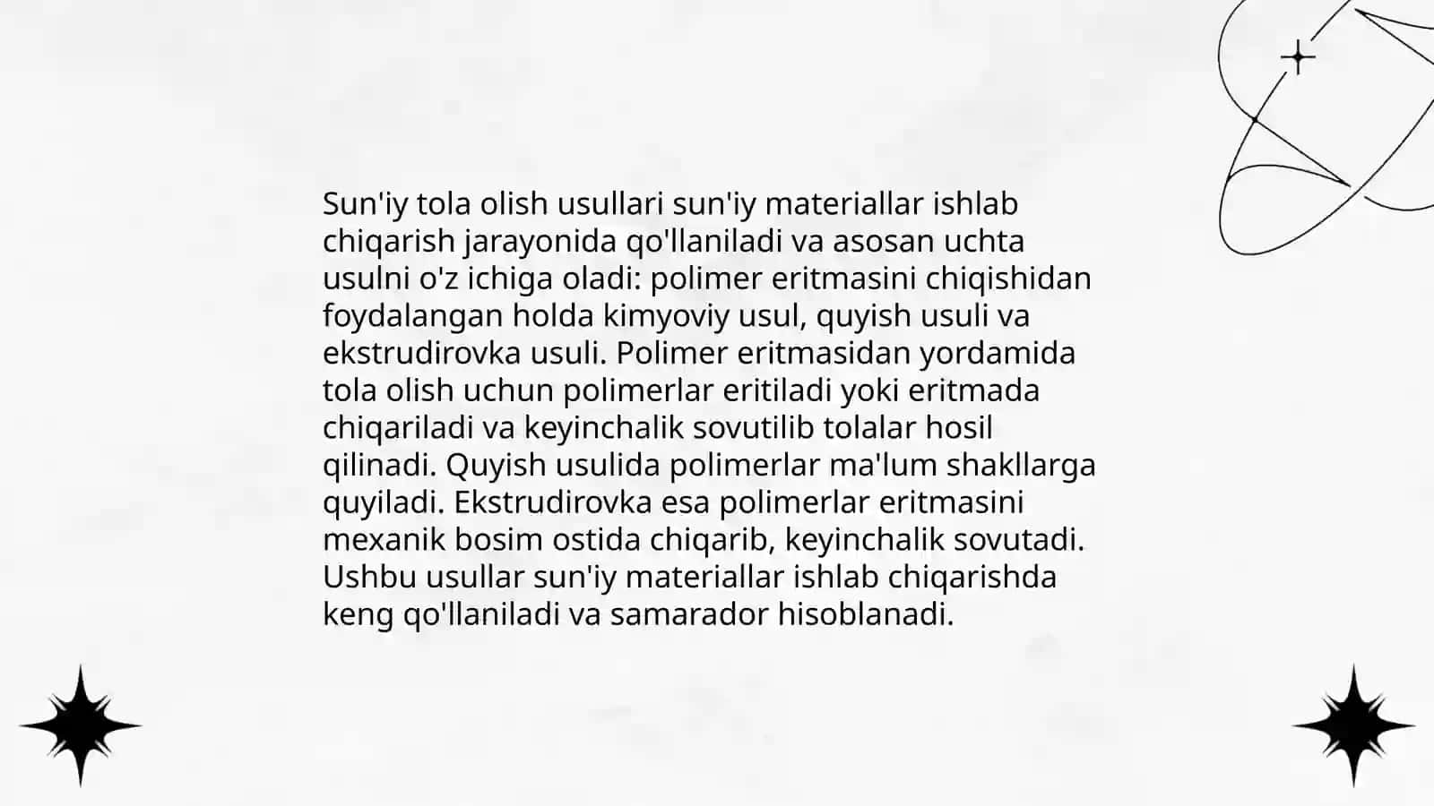 Sun'iy tola olish usullari 3