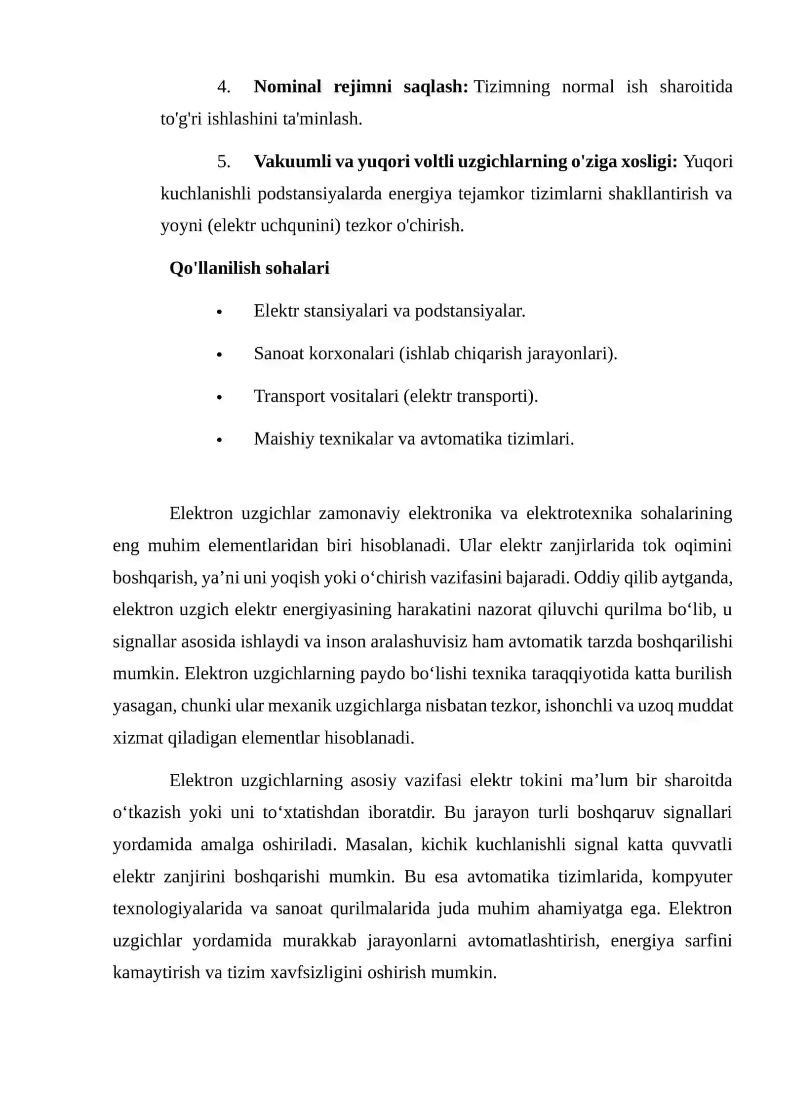 Elektron uzgichlar 3