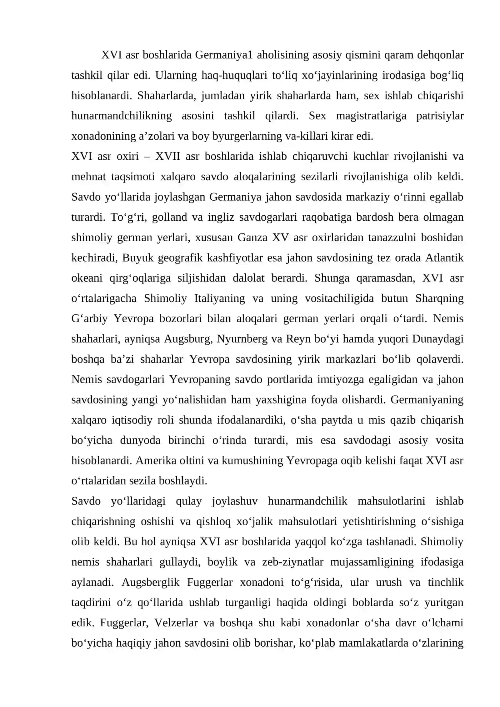 XVII ASRDAN 1870 YILLARGACHA GERMANIYA VA GERMAN DAVLATLARI 3