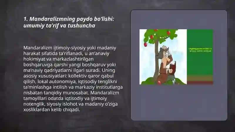 Mandaralizmning paydo bo'lishi 3