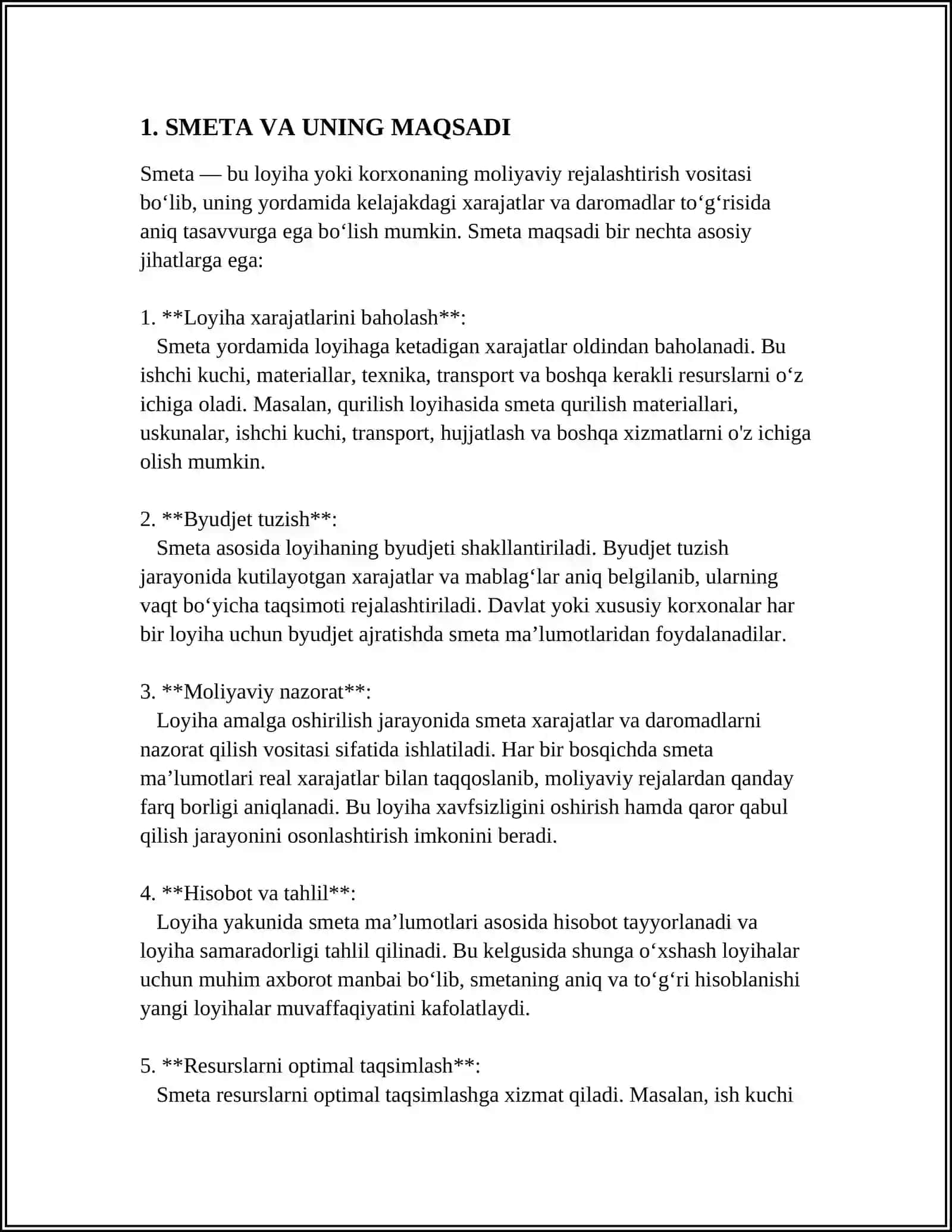 SMETA-DAVLAT MOLIYAVIY HUJJAT SIFATIDA 3