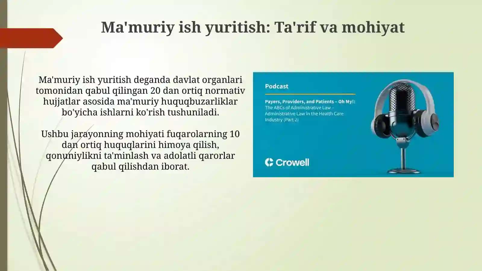 Maʼmuriy ish yuritish 3