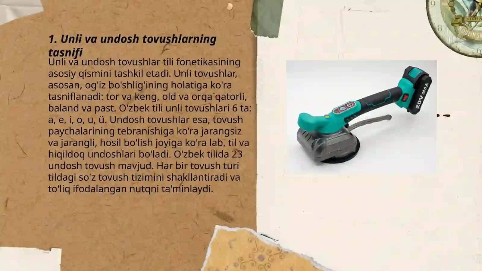 Til sathlari:tilning fonetik-fonologik sathi 3