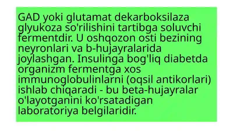 LADA tipidagi qandli diabet 3