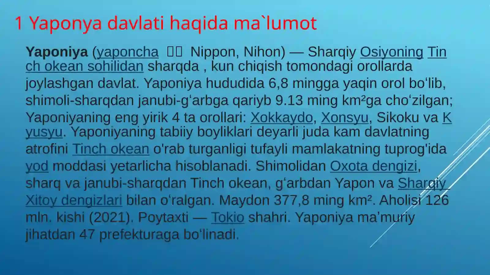 YAPONIYA TA`LIM TIZIMI 3