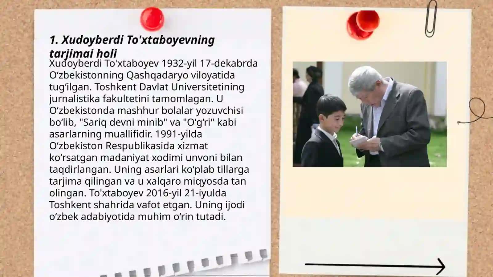 Xudoyberdi To'xtaboyev hayoti va ijodi 3