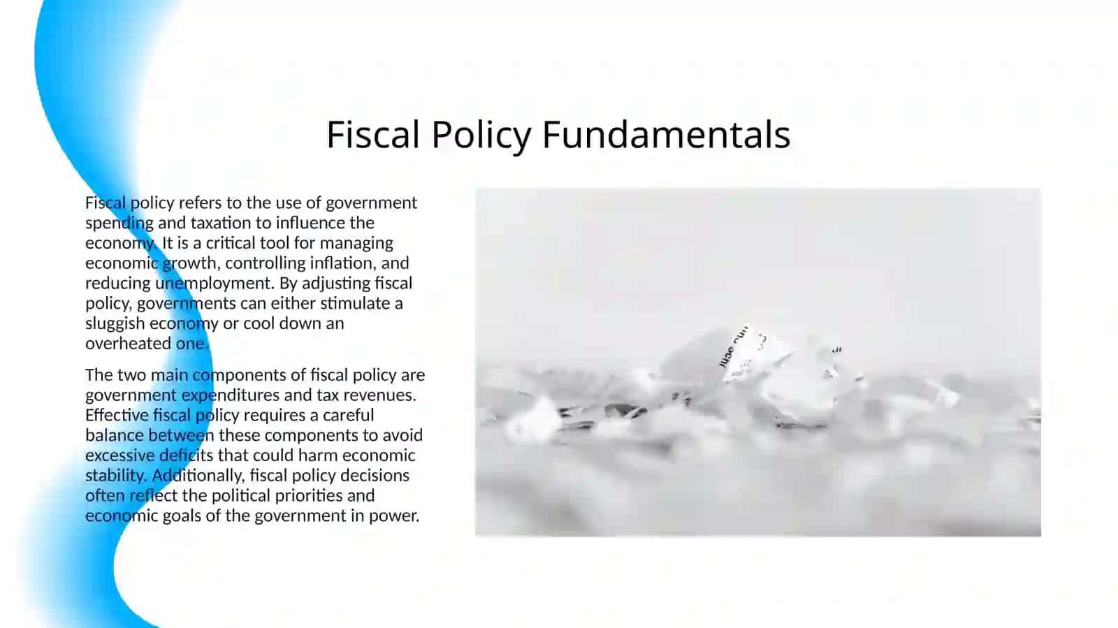 GOVERNMENT AND ECONOMIC POLICY 3