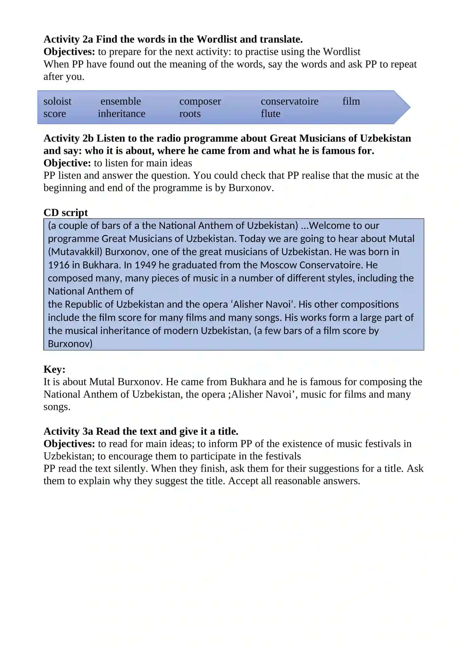 Music of Uzbekistan 3