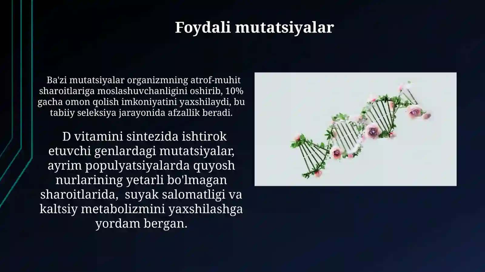 Mutatsiya zararlimi? 3