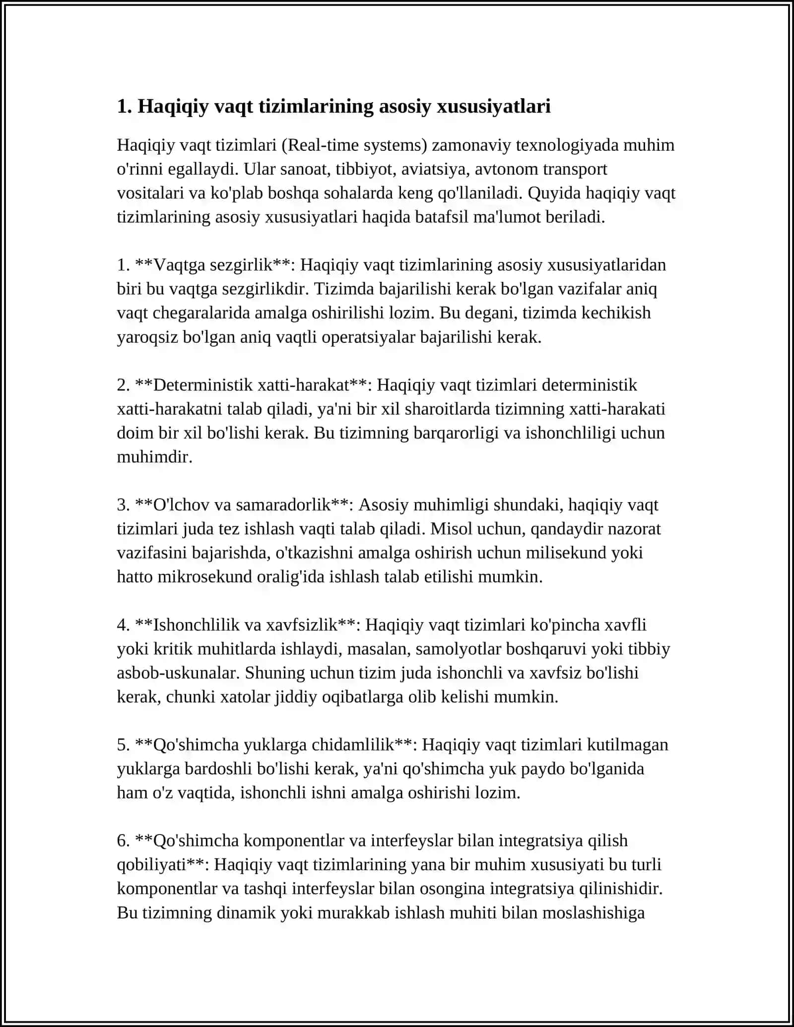 REAL VAQT TIZIMLARI 3